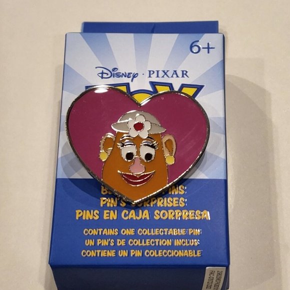 Loungefly Disney Toy Story Mrs. Potato Head Heart Pin Blind Box ( Opened ) NEW - Picture 2 of 9